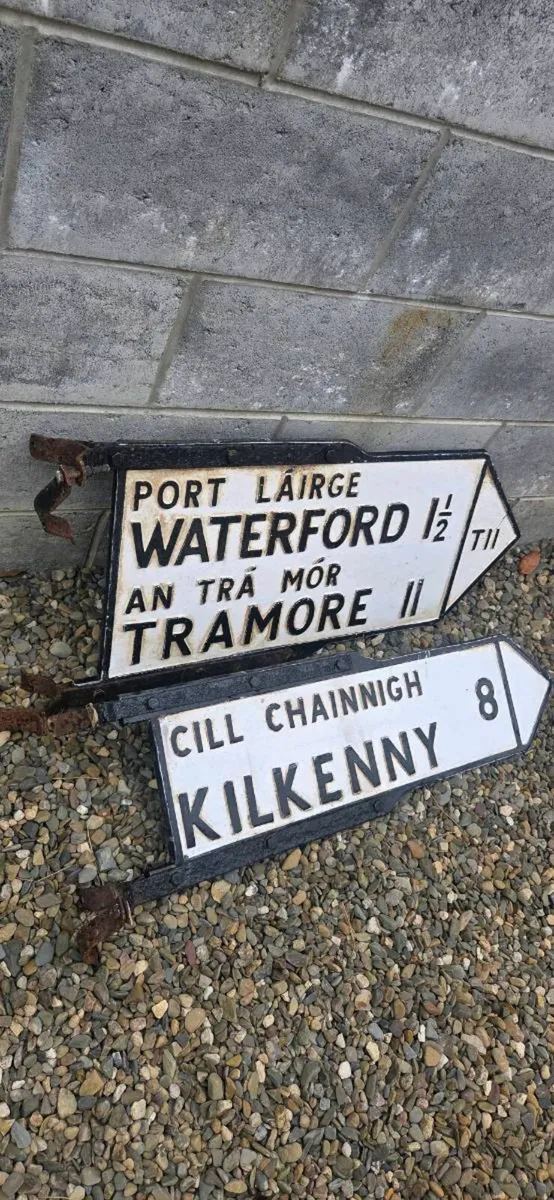Old Original road signs FOR SALE in good condition - Image 3