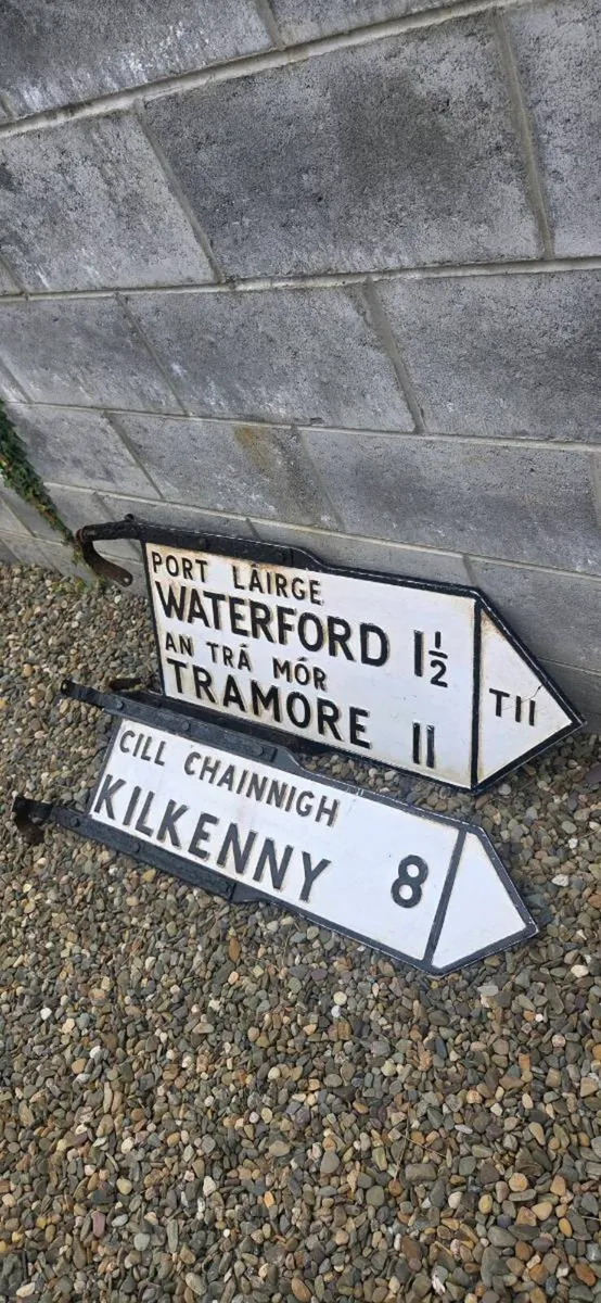 Old Original road signs FOR SALE in good condition - Image 2