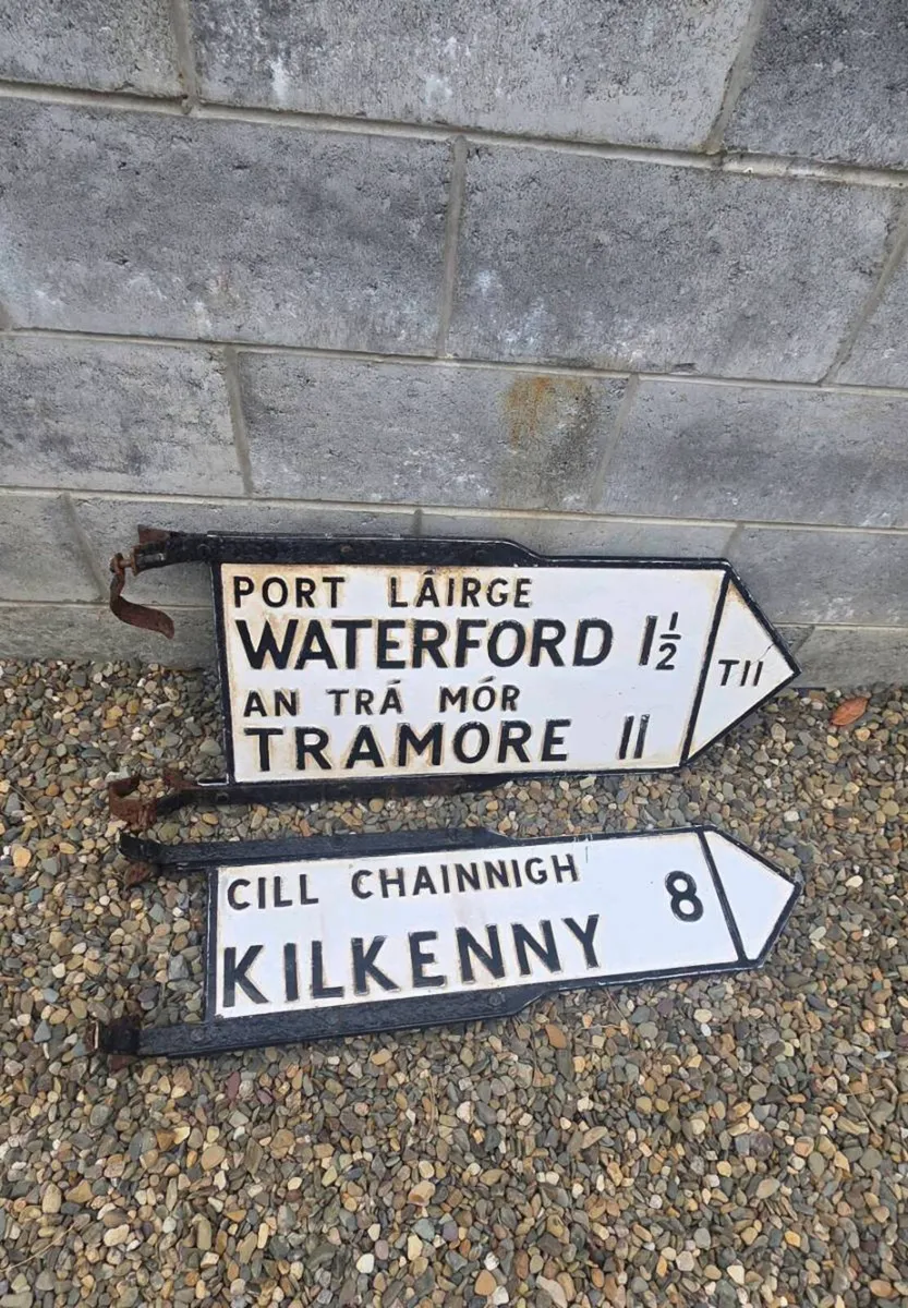 Old Original road signs FOR SALE in good condition - Image 4