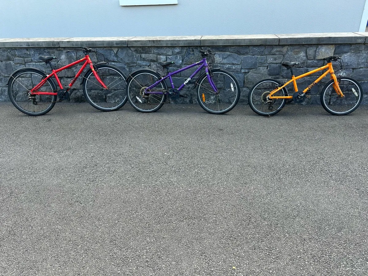 3 frog bikes - Image 1