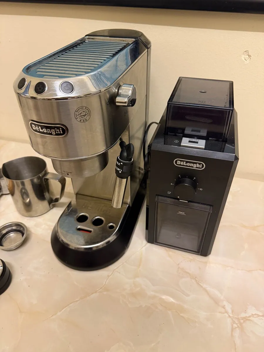 Delonghi Coffee Machine/Grinder Set - Image 4