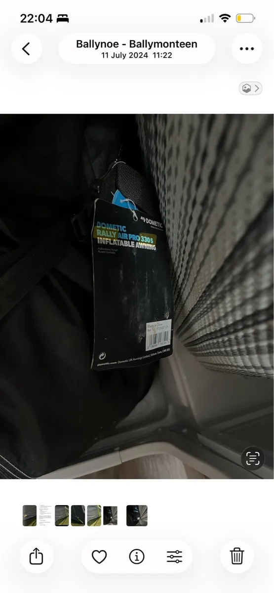 Dometic Rally AIR Pro 330 S Inflatable Awning - Image 2