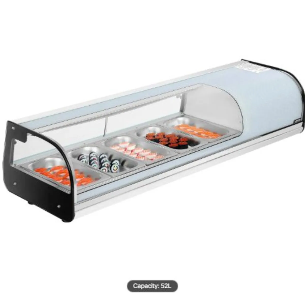 Sushi Display Case Refrigerator, 52L Commercial - Image 1