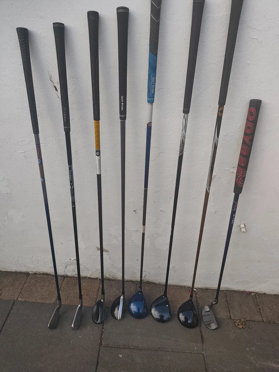 Mixed selection of used Golf Clubs - Image 1