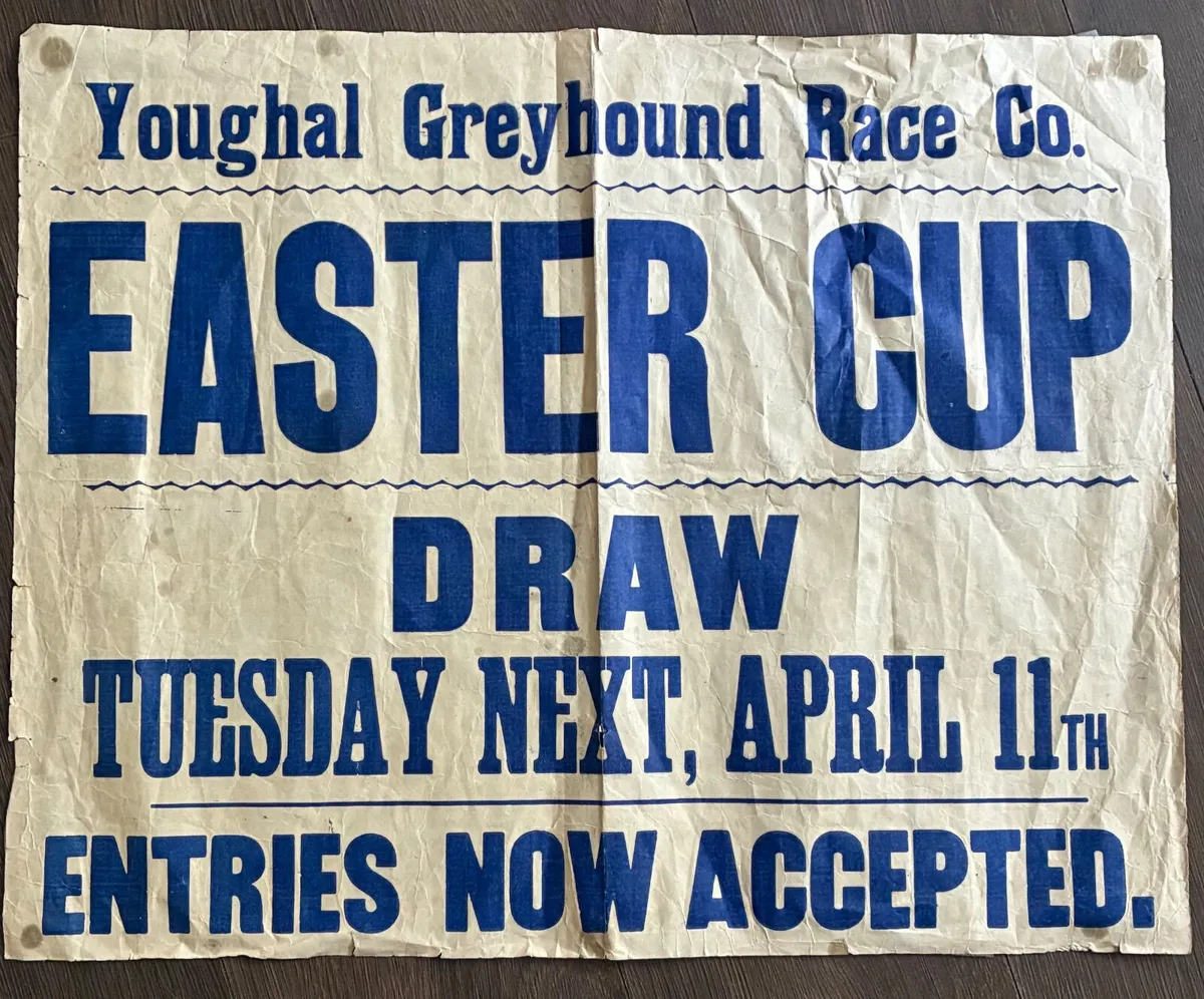 Youghal Easter Cup Greyhound Racing Poster - Image 1