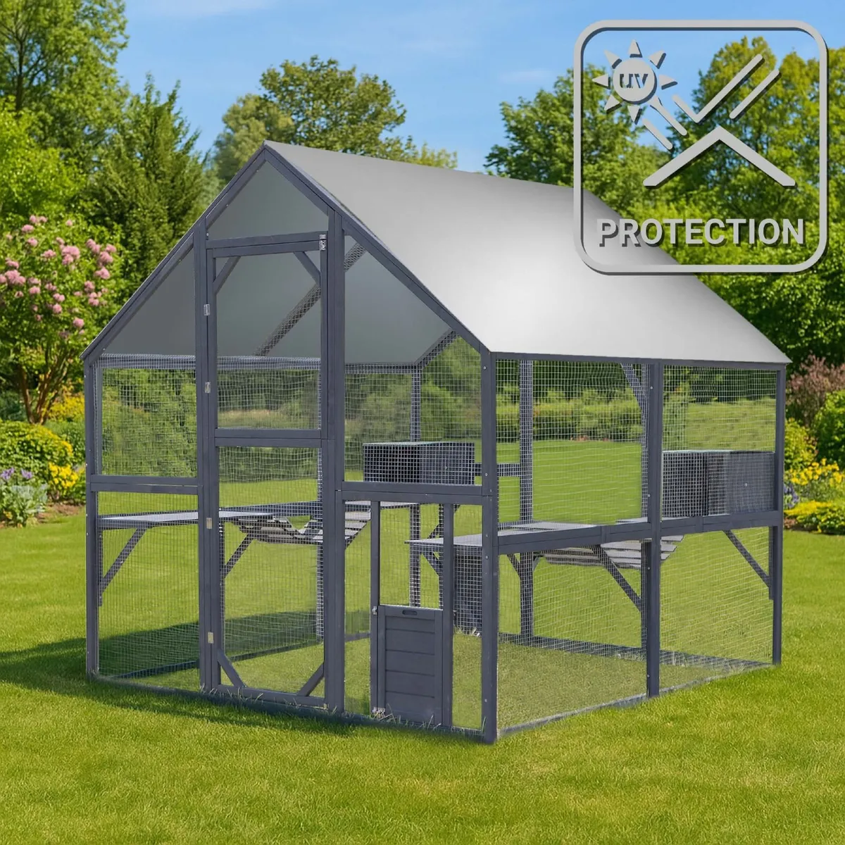 Large Outdoor Cat Enclosure ..  Free Delivery - Image 1