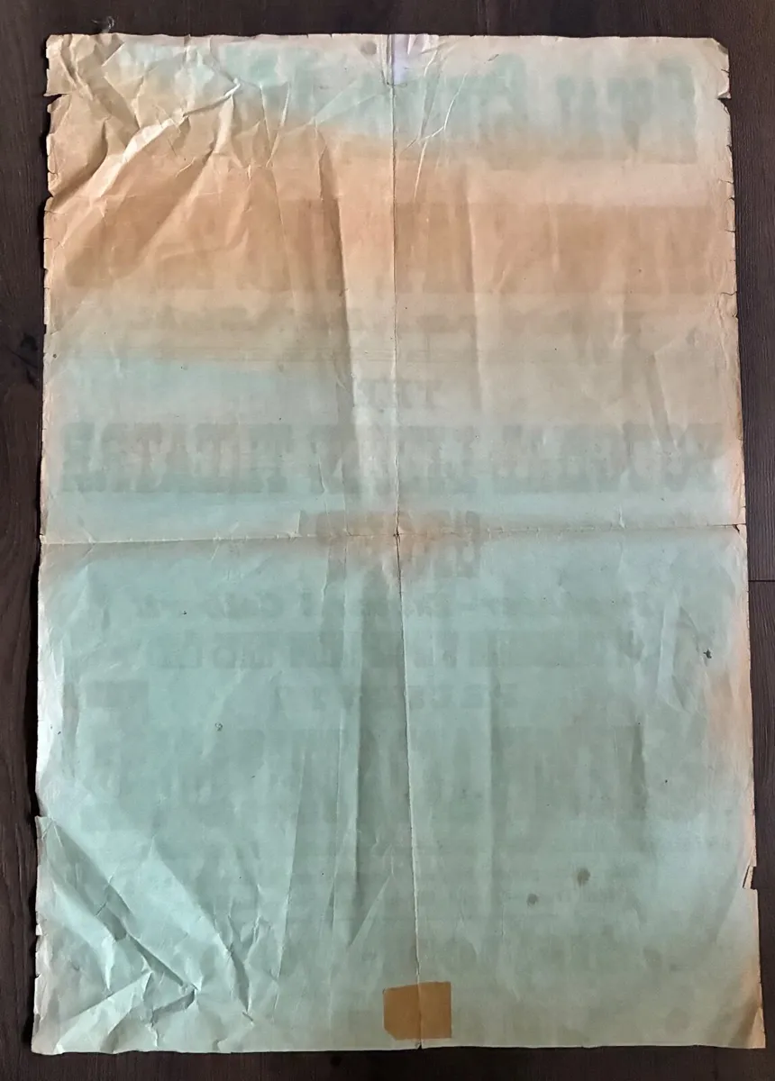 1949  Original Rare Irish Theatre Poster: Tallow - Image 2