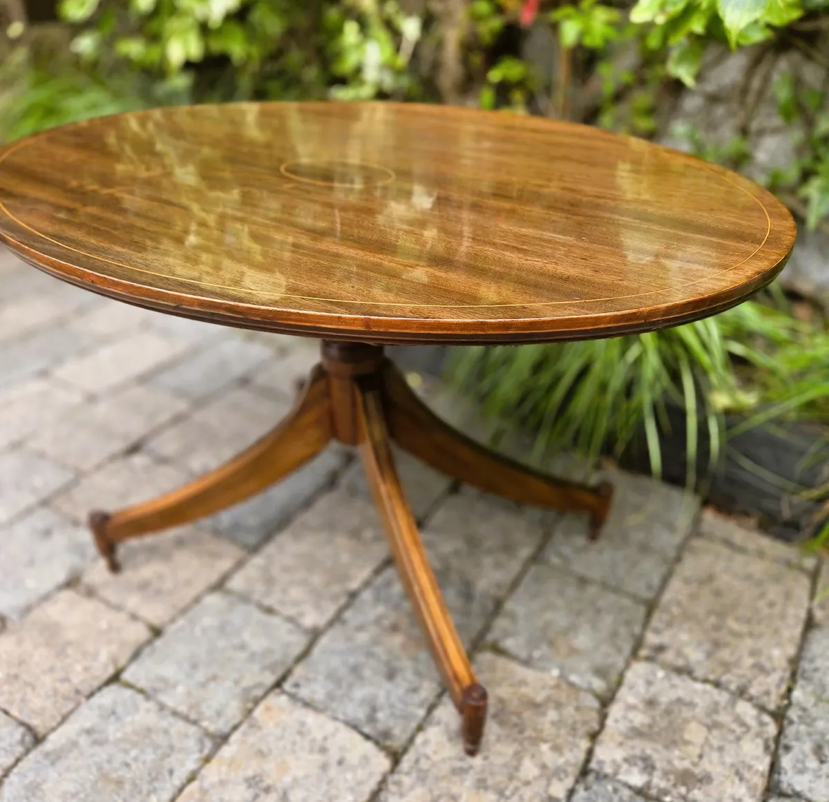 Edwardian Oval Book Table- Circa 1905 - Image 3