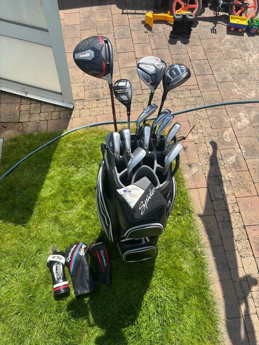 Full set with M4 irons and trolley - Image 1