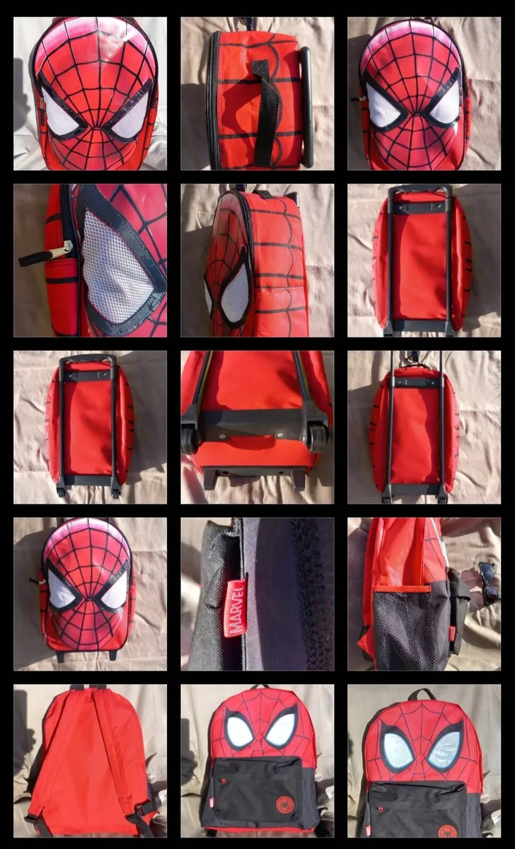 Spider Man - School Backpack & Trip Wheeled case - Image 1