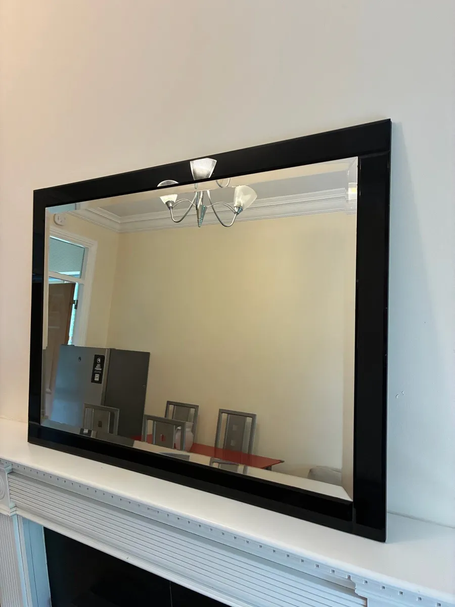 Large Bevelled Mirror - Image 1