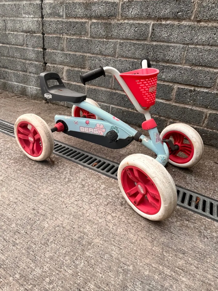 Berg Buzzy Bloom Go Cart with Front Basket - Image 1