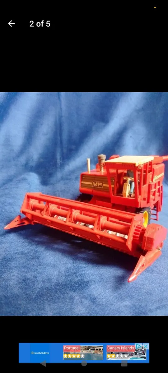 1978 britains Massey Ferguson combine harvester - Image 2