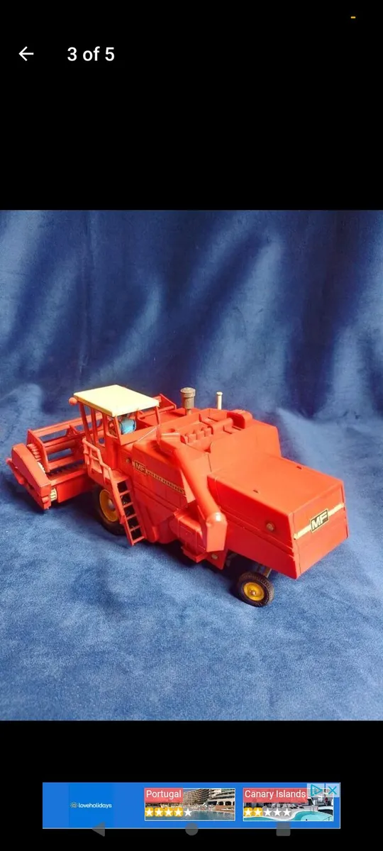 1978 britains Massey Ferguson combine harvester - Image 3