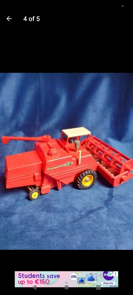 1978 britains Massey Ferguson combine harvester - Image 4
