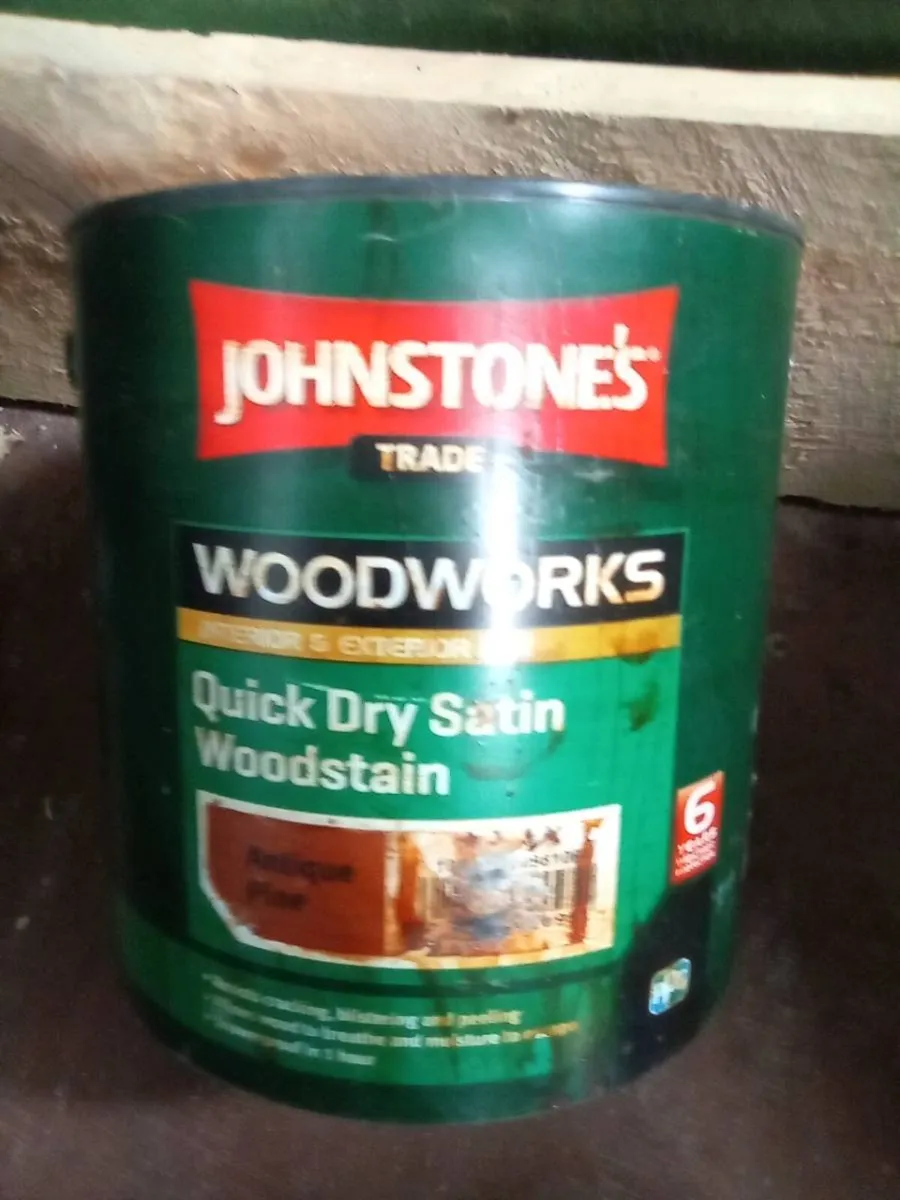 LITRE.  OF.  QUICK.  DRY.  SATIN.  STAIN. - Image 3