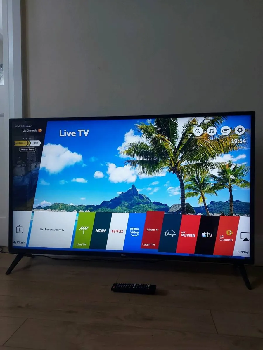LG 49" smart 4K TV - Image 1