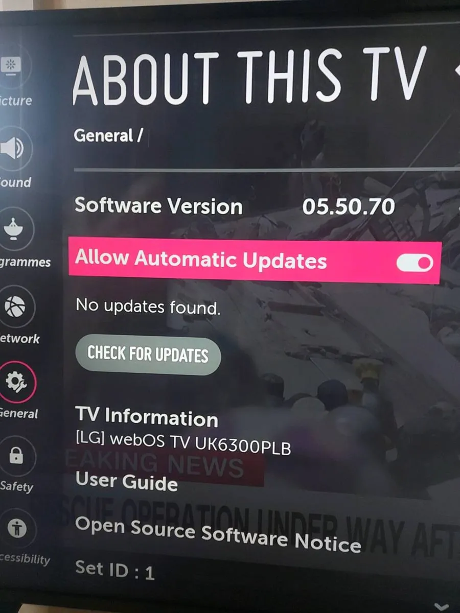 LG 49" smart 4K TV - Image 4