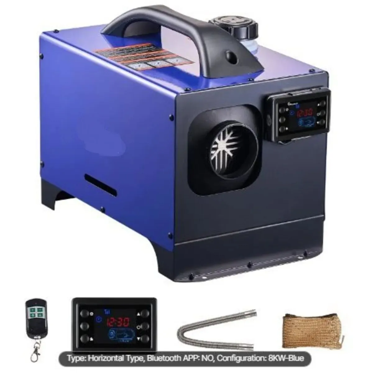 Diesel Heater 8KW 12V 24V Portable Remote - Image 1