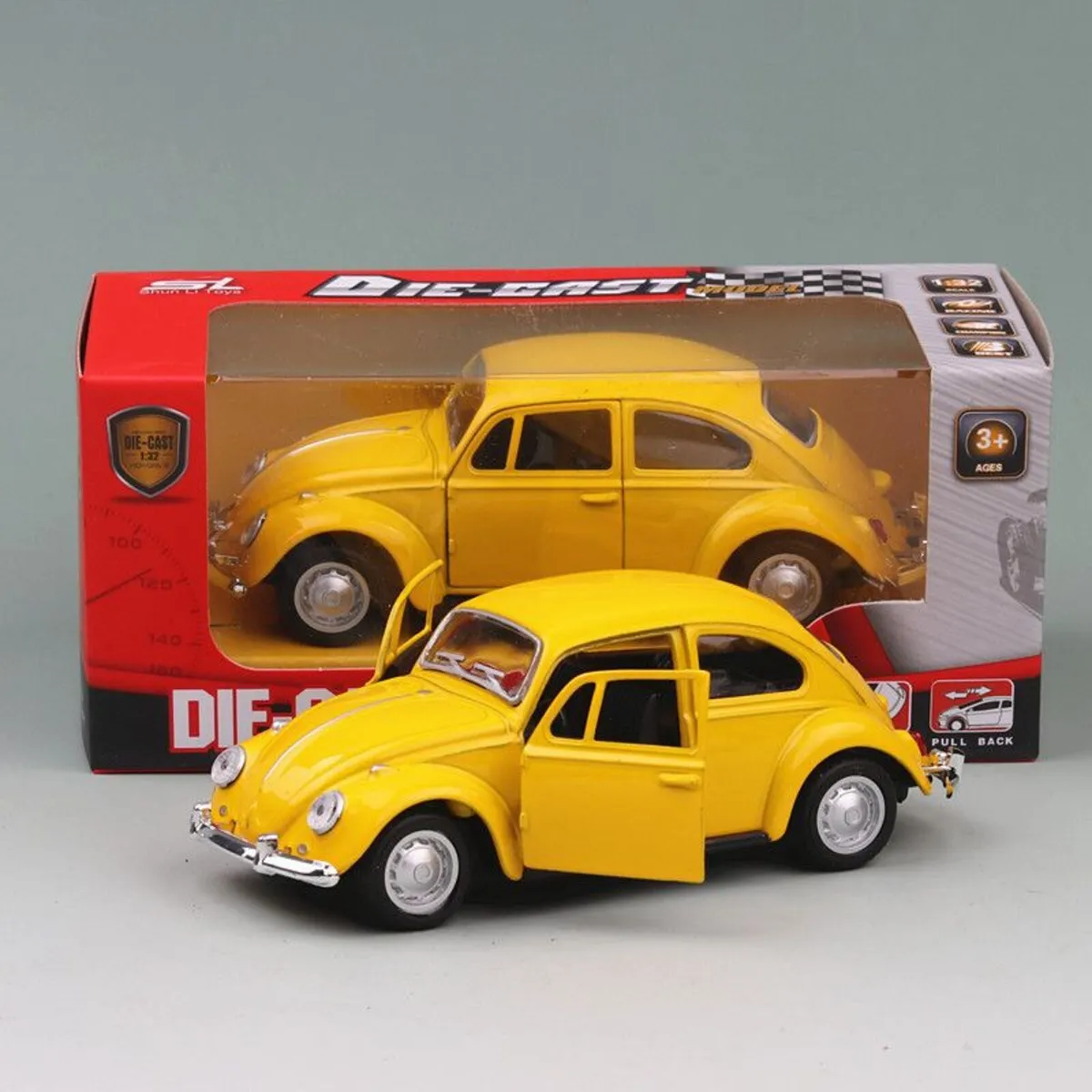 Classic VW Beetle 1967 -pull back model, Free Post - Image 1