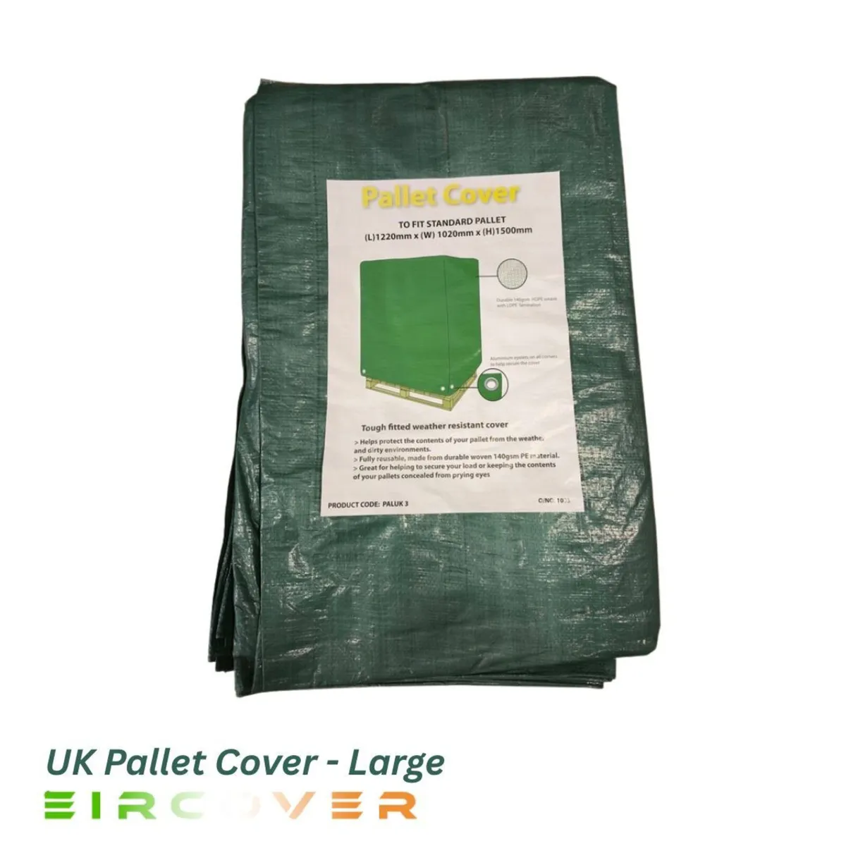 UK Pallet Cover Large - 1220  L x 1020 W x 1500 H - Image 1