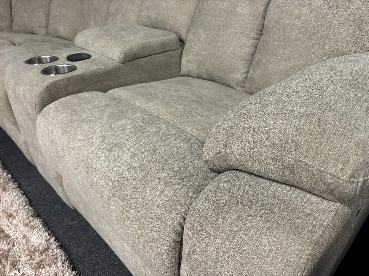 New beige Wyatt Recliner corner Sofa Modular - Image 4