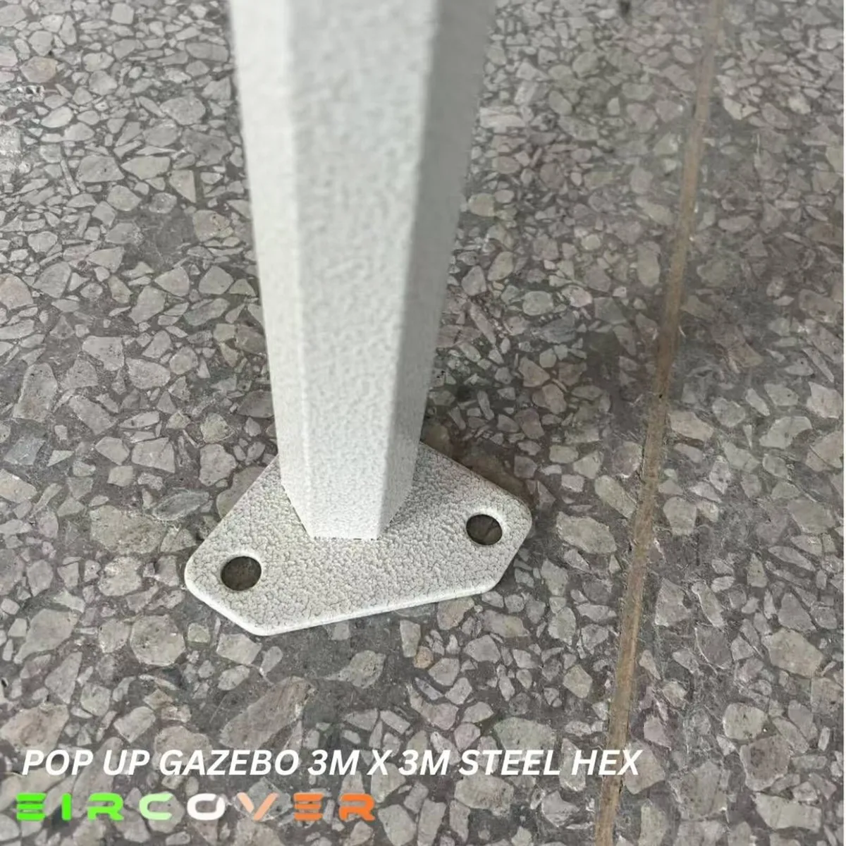 Pop Up Gazebo Steel 40mm Hex 3m x 3m - Image 3
