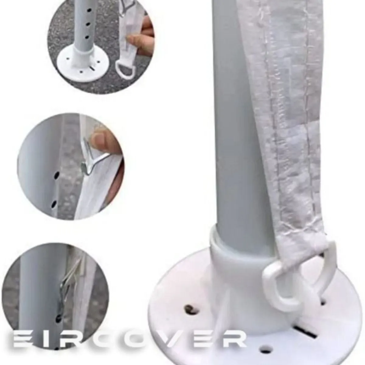 Marquee Canopy  Party Tent  3m x 6m White - Image 3
