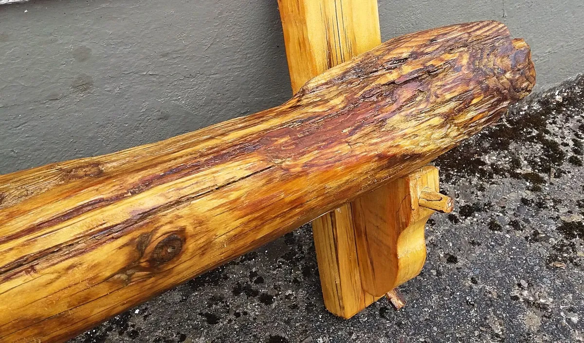 NEW Rustic Driftwood Stove Mantle / Shelf - Image 4