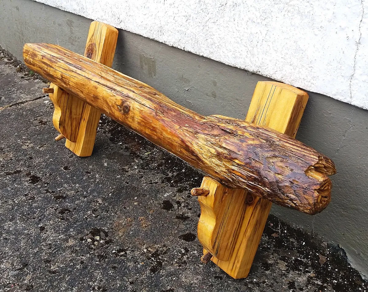 NEW Rustic Driftwood Stove Mantle / Shelf - Image 3