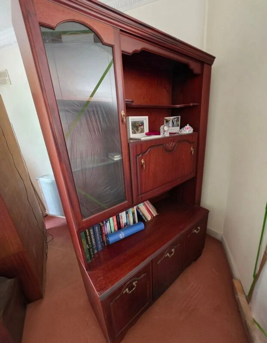 Mahogany Display Cabinets Matching Pair - Rossmore - Image 1