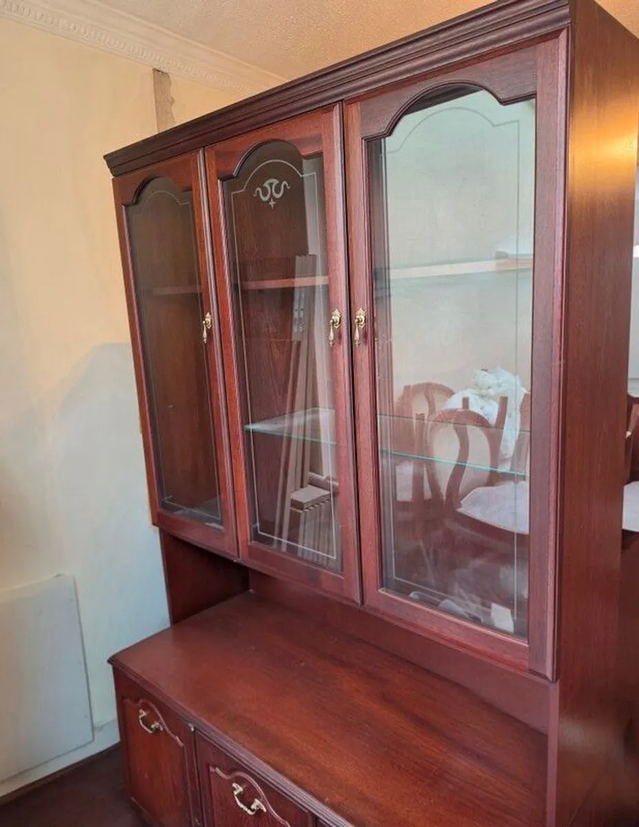 Mahogany Display Cabinets Matching Pair - Rossmore - Image 2