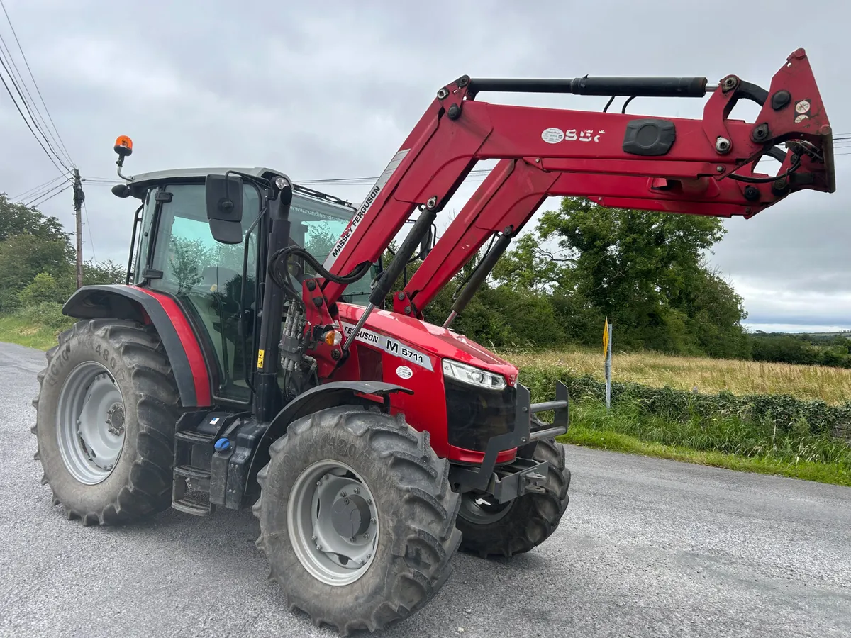 2022 Massey Ferguson 5711M with Loader - Image 3