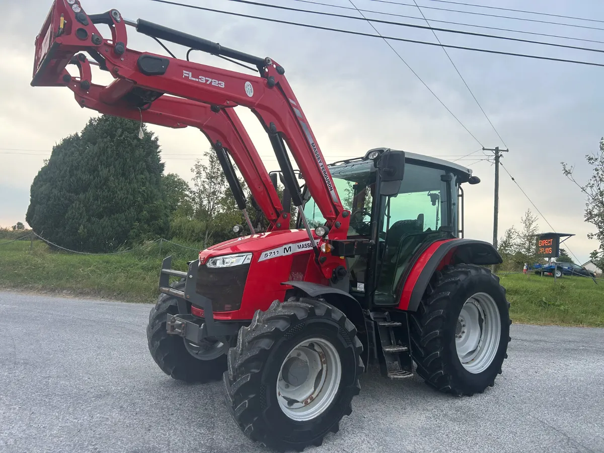 2021 Massey Ferguson 5711M with Loader - Image 1