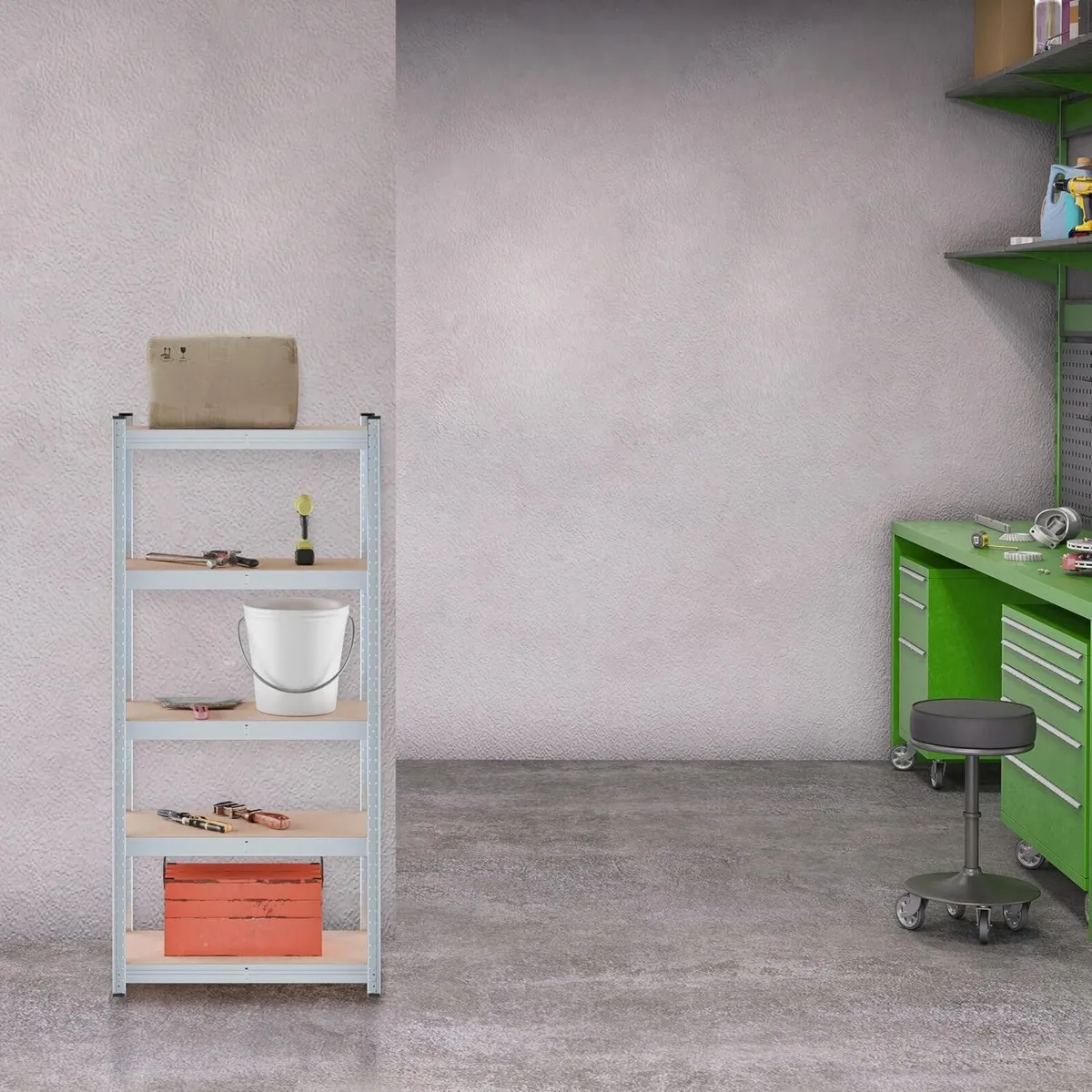 2 X Heavy-Duty Shelving Unit - Image 2