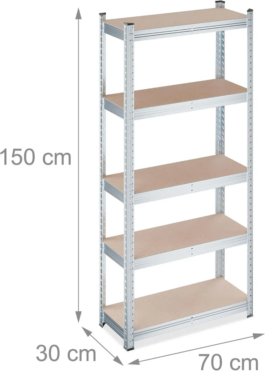 2 X Heavy-Duty Shelving Unit - Image 4