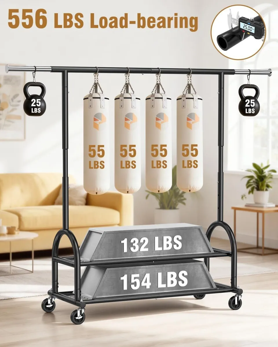 Heavy Duty Clothes Rail - Image 2