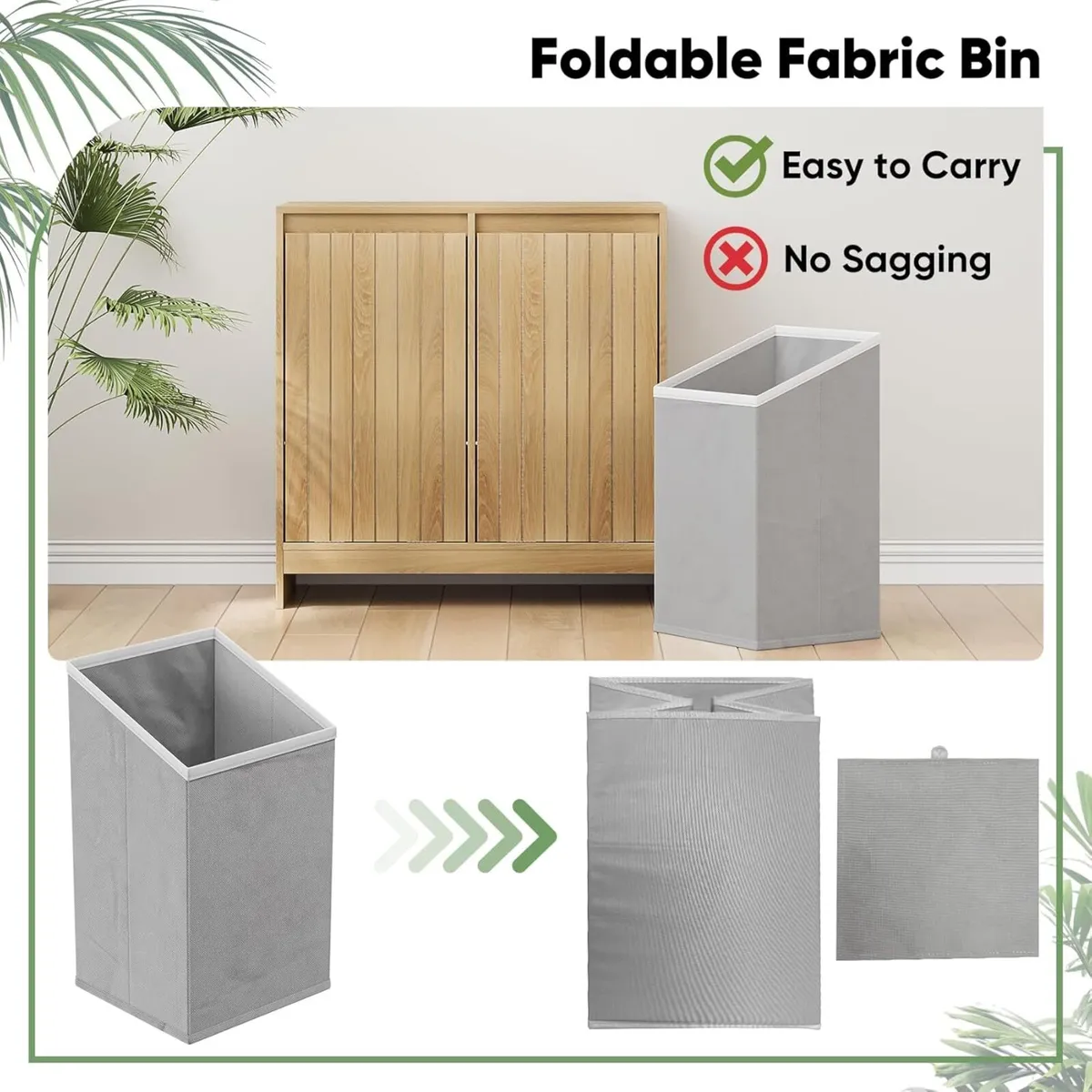 Double Tilt Out Laundry Hamper Cabinet Hidden - Image 3