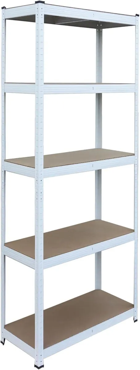 Shelving Unit 5 Shelves Boltless Garage - Image 1
