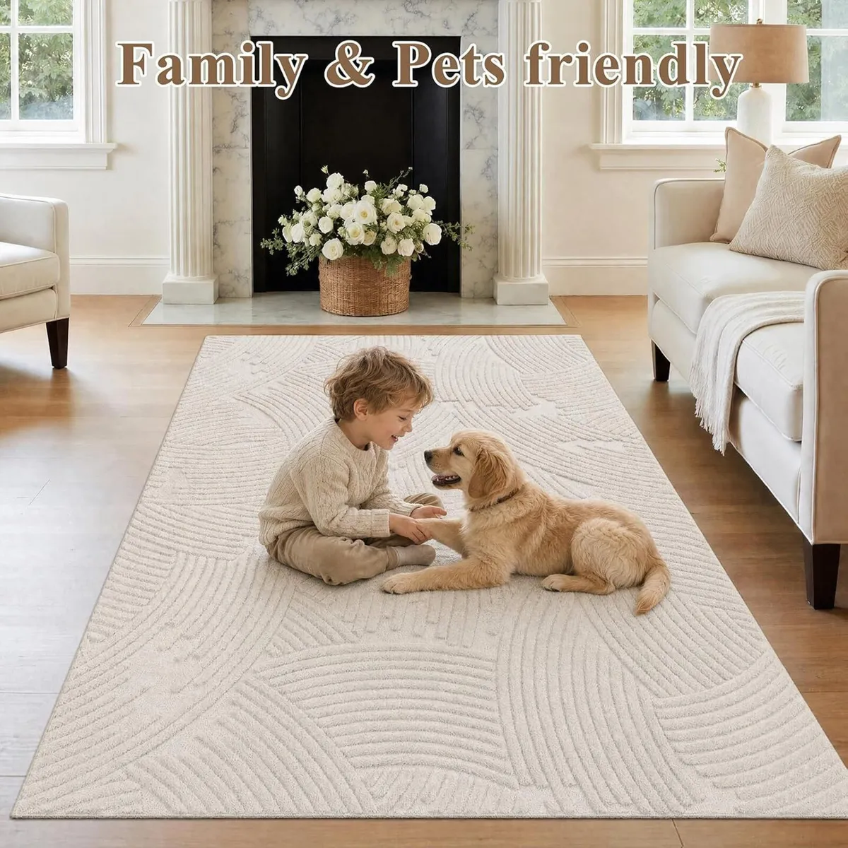Washable Area Rug for Living Room - Image 3
