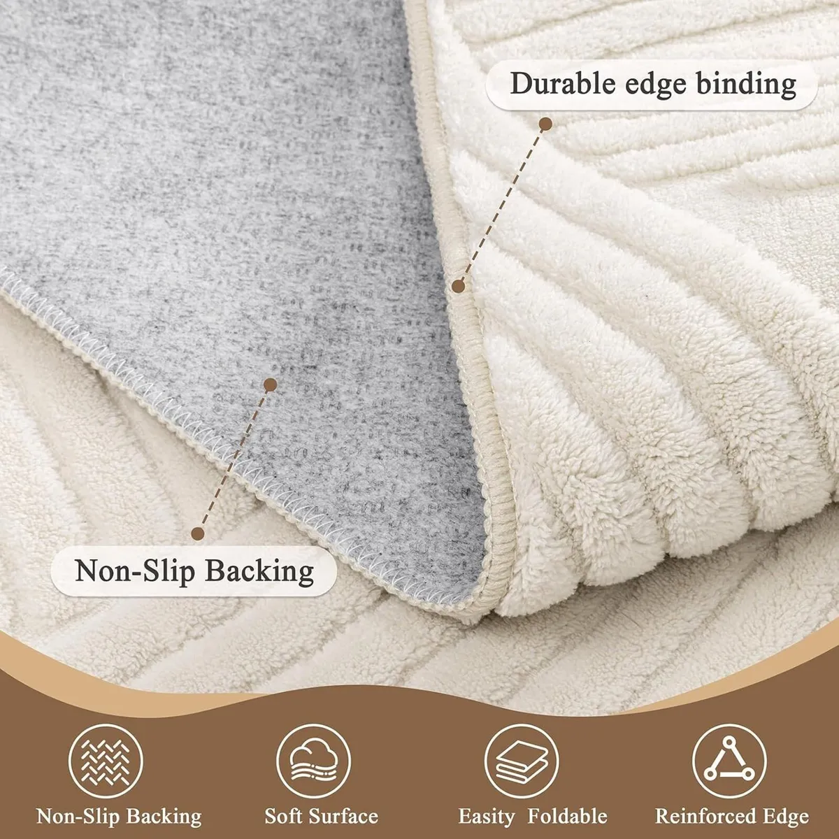 Washable Area Rug for Living Room - Image 4