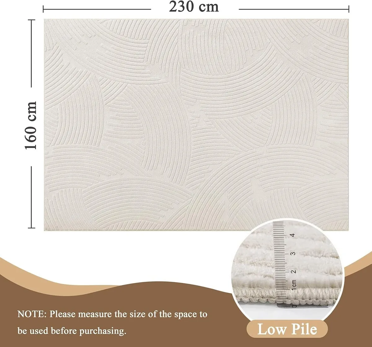 Washable Area Rug for Living Room - Image 2