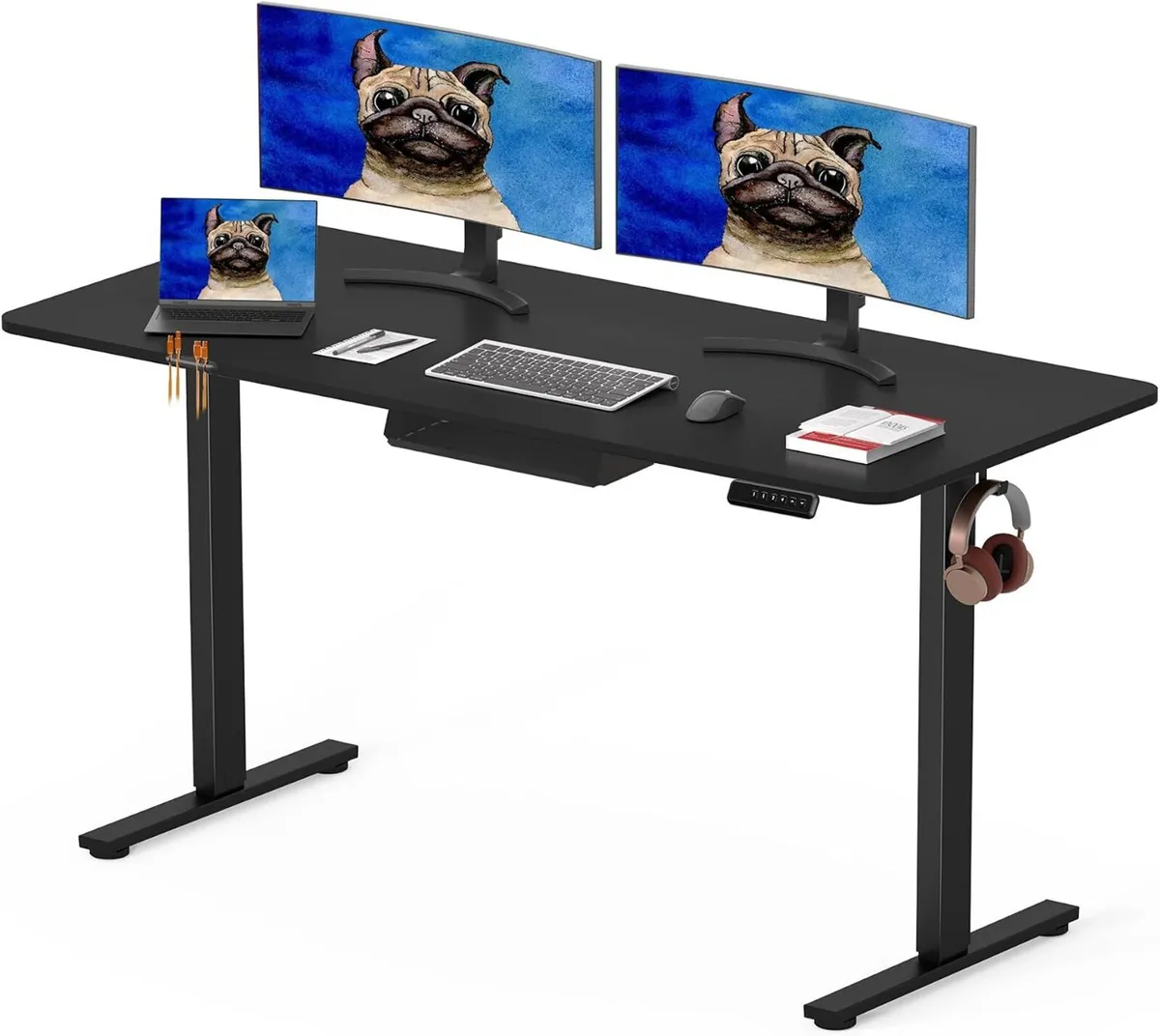 120 X 60CM Electric Standing Desk One Piece - Image 1