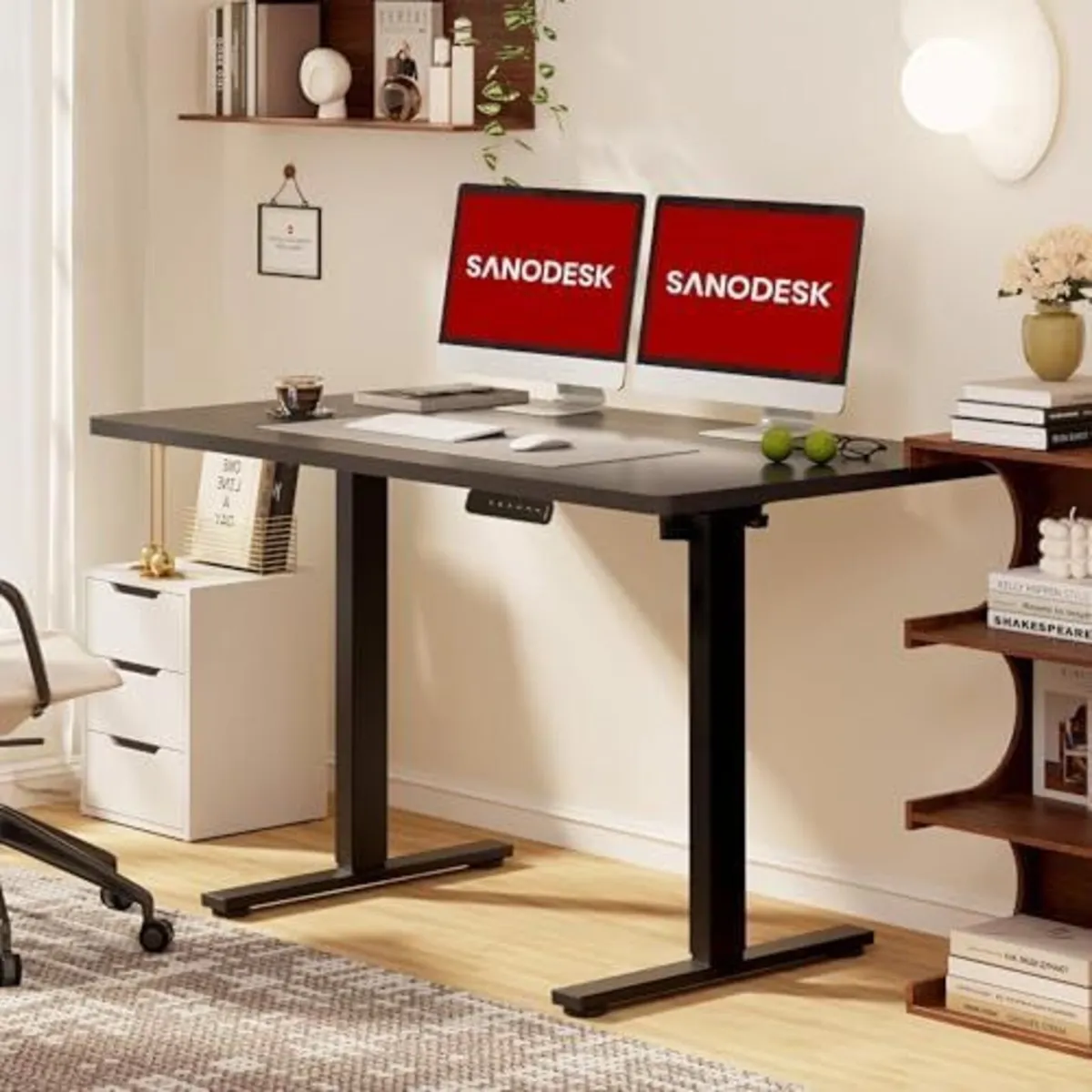 120 X 60CM Electric Standing Desk One Piece - Image 2