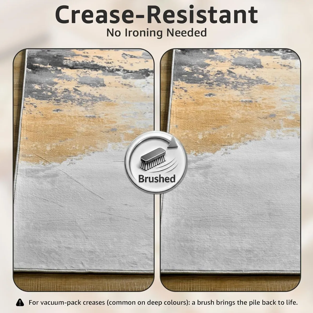 Large Abstract Living Room Rug Soft Washable - Image 4