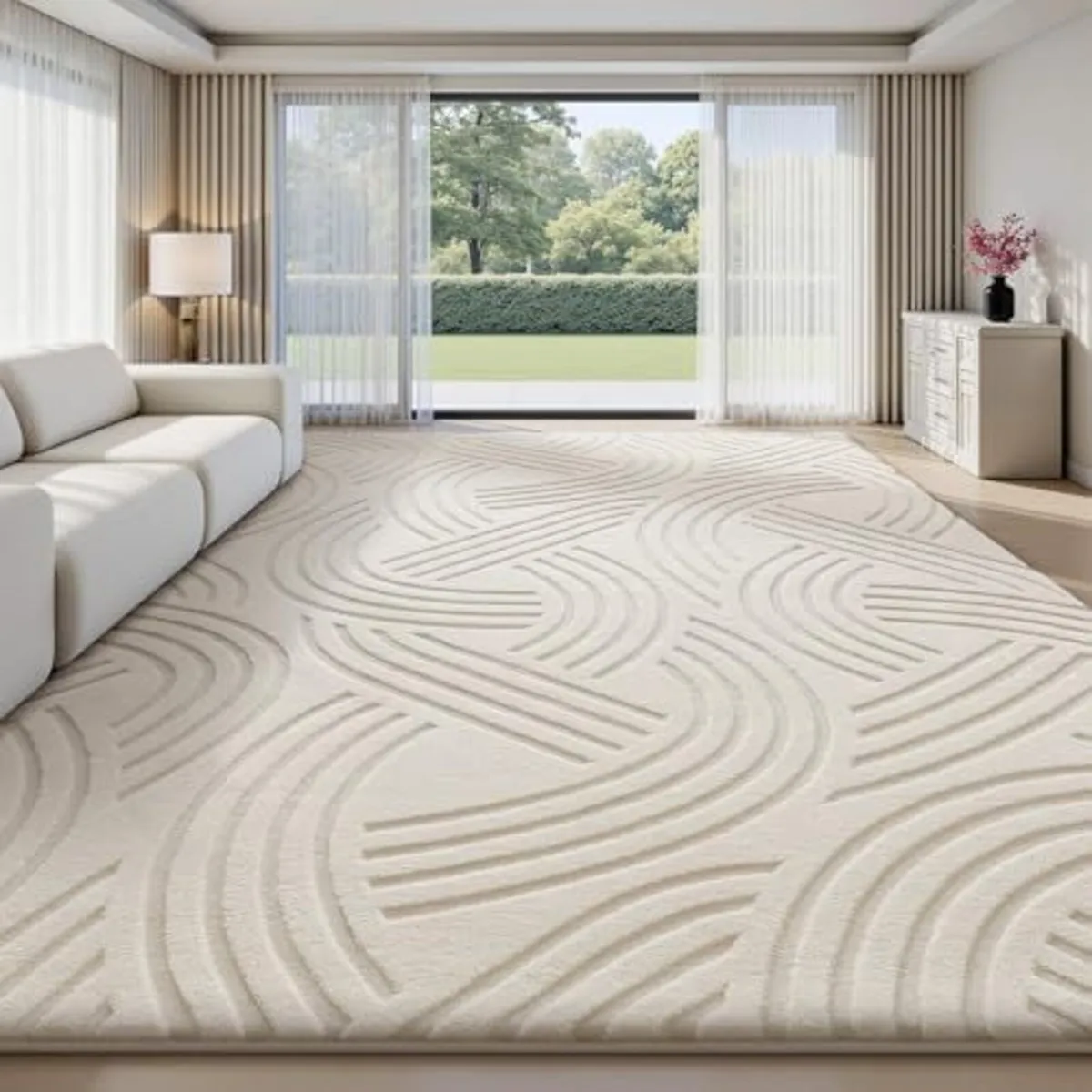Rugs Living Room Bedroom Large Modern Rug - Image 1