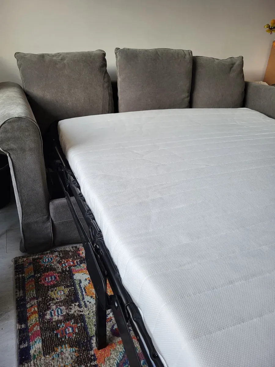 Sofa bed Ikea 1,93m x 93cm + mattress double bed - Image 2