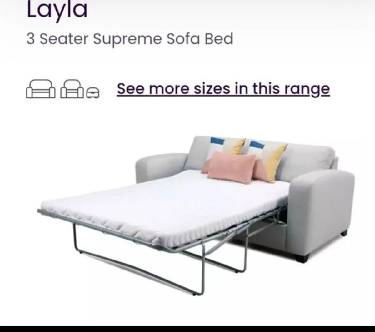 DFS Layla seater sofa - Image 3