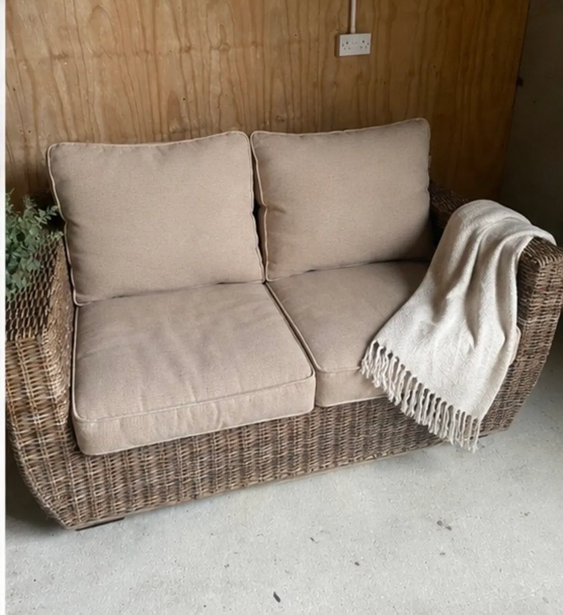 Garden Furniture Set – Armchair & 2-Seater Sofa - Image 1