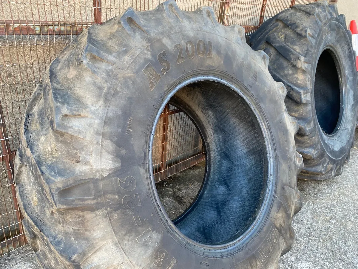 18.4x26 (15x26)BKT DIGGER TYRES 12PLY FIT JCB,FORD - Image 3